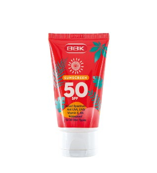 کرم ضد آفتاب ببک (B.B.K) با SPF30 رنگ بژ طبیعی حجم 50 میلی‌‌ لیتر