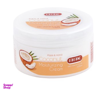 کرم مرطوب کننده ببک (B.B.K) مدل Coconut حجم 250 میلی لیتر