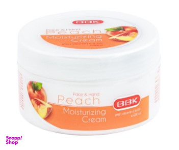 کرم مرطوب کننده ببک (B.B.K) مدل Peach حجم 250 میلی‌ لیتر
