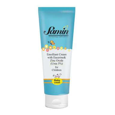 کرم نرم کننده کودک ثمین (Samin) حاوی اوسرین و اوره 3 درصد حجم 100 میلی لیتر