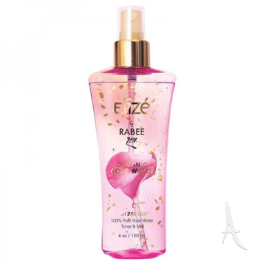 محلول پاک‌ کننده پوست ربیع (Rabee) مدل Elize Rose Water حاوی طلا حجم 120 میلی‌لیتر