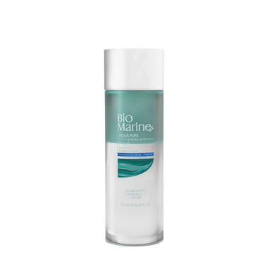 محلول دوفاز پاک کننده آرایش چشم و لب بایو مارین (Biomarine) مدل Aqua Pure حجم 120 میلی‌لیتر