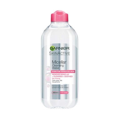 میسلار پاک کننده آرایش گارنیه (Garnier) مناسب پوست حساس حجم 400 میلی‌لیتر