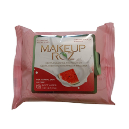 دستمال مرطوب آرایش پاک کن میکاپ رز (MakeUp Rose) مناسب پوستهای نرمال بسته 25 عددی