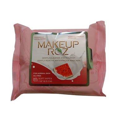 دستمال مرطوب آرایش پاک کن میکاپ رز (MakeUp Rose) مناسب پوستهای نرمال بسته 25 عددی