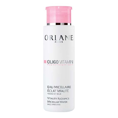 محلول پاک کننده میسلار واتر اورلن (Orlane) مدل vitality radiance micellar water حجم 250 میلی‌لیتر