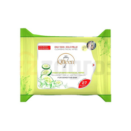 دستمال مرطوب پاک کننده آرایش سون کویین (7Queen) حاوی عصاره خیار مناسب پوست حساس بسته 27 عددی