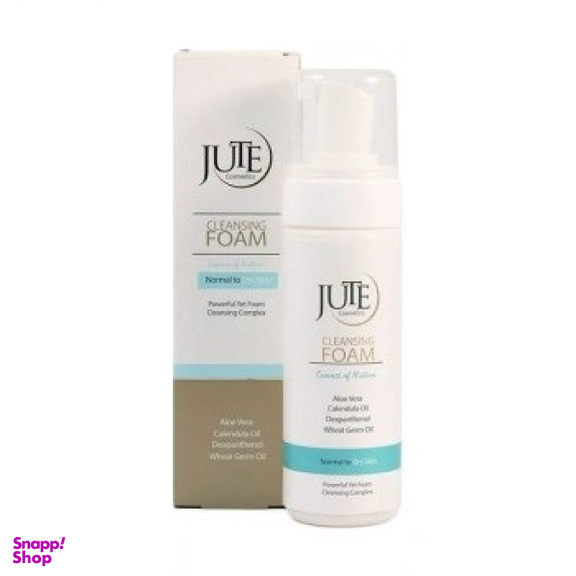 فوم شست و شوی صورت ژوت (Jute) مناسب پوست خشک حجم 150 میلی‌لیتر
