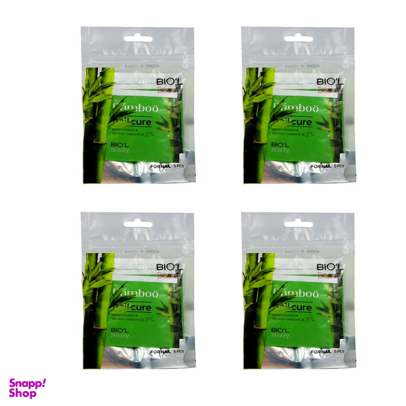 پد لاک پاک کن بیول (Biol) مدل Bamboo مجموعه 4 عددی