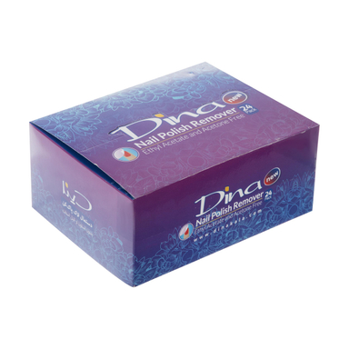 پد لاک پاک کن دینا (Dina) مدل Flower بسته 24 عددی