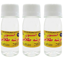 لاک پاک کن عرشه طلایی (Arshe Talaee) حجم 60 میلی‌لیتر بسته 3 عدد