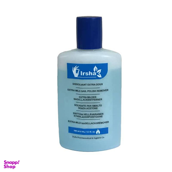 محلول لاک پاک کن ایرشا (Irsha) مدل Mild حجم 100 میلی‌ لیتر