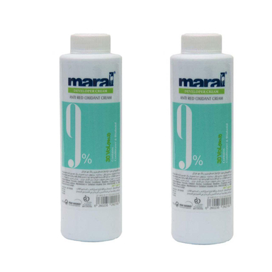 اکسیدان مارال (Maral) مدل Anti Red نه درصدی حجم 150 میلی‌لیتر مجموعه 2 عددی