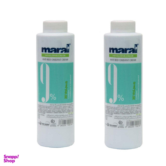 اکسیدان مارال (Maral) مدل Anti Red نه درصدی حجم 150 میلی‌لیتر مجموعه 2 عددی