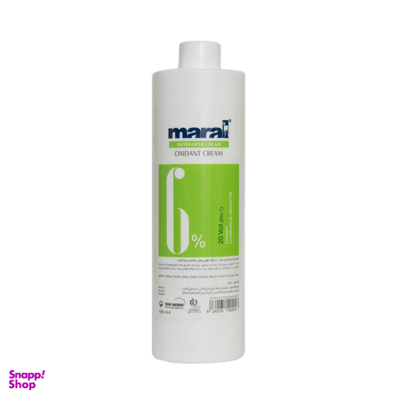 اکسیدان مارال (Maral) مدل Cream شش درصد حجم 1000 میلی‌ لیتر