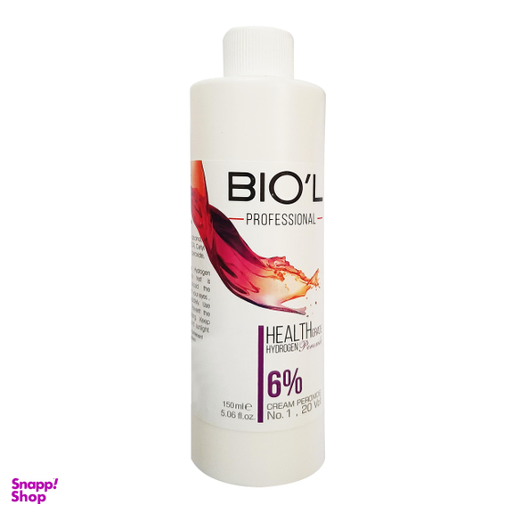 کرم اکسیدان بیول (Biol) سری پروفشنال مدل Health Grade شش درصد شماره 1 حجم 150 میلی‌ لیتر