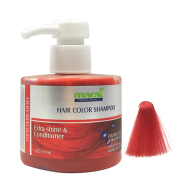 شامپو رنگساژ مارال (Maral) مدل Fiery Red شماره 8.65 حجم 220 میلی‌لیتر