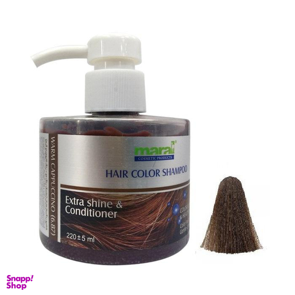 شامپو رنگساژ مو مارال (Maral) شماره 5.0 حجم 220 میلی‌لیتر رنگ کاکایویی