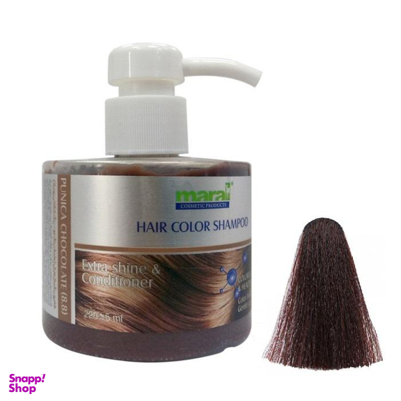 شامپو رنگساژ مو مارال (Maral) شماره 6.68 حجم 220 میلی‌لیتر رنگ ماهاگونی
