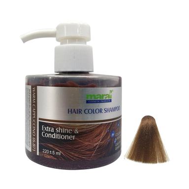 شامپو رنگ مارال (Maral) مدل Warm Cappuccino شماره 6.87 حجم 220 میلی‌لیتر