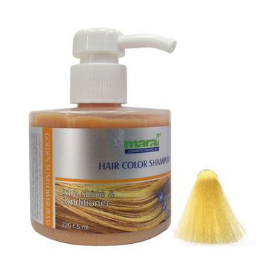 شامپو رنگ مارال (Maral) مدل Golden Sunflower شماره 8.55 حجم 220 میلی‌لیتر