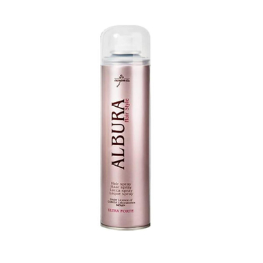 اسپری چسب مو آلبورا (Albura) مدل Ultra Forte حجم 250 میلی‌ لیتر
