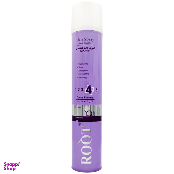 اسپری حالت دهنده مو روت (Root) مدل Extra Hold حجم 500 میلیلیتر