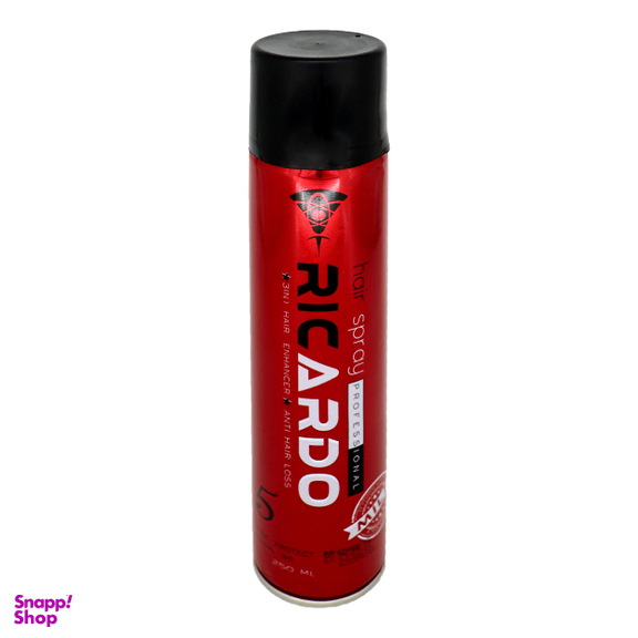 اسپری حالت دهنده مو ریکاردو (Ricardo) مدل Shiny Pro tect styling حجم 250 میلی‌لیتر