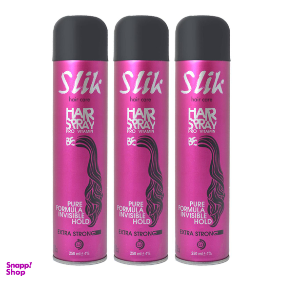 اسپری حالت دهنده مو سلیک (Slik) مدل Pro Vitamin حجم 250 میلی‌لیتر مجموعه 3 عددی