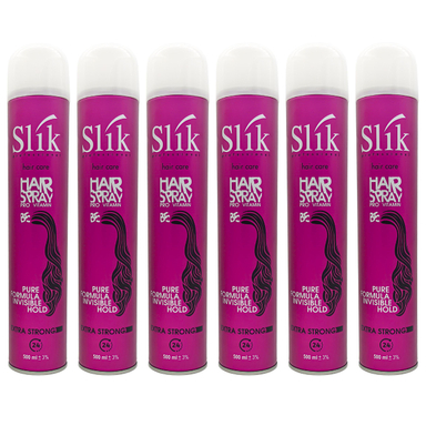 اسپری حالت دهنده مو سلیک (Slik) مدل Pro Vitamin حجم 500 میلی‌لیتر مجموعه 6 عددی