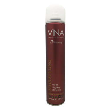 اسپری حالت دهنده مو وینا (Vina) مدل Hair styling حجم 500 میلی‌لیتر