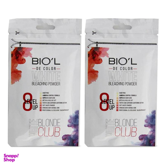 پودر دکلره بیول مدل Blonde Club رنگ سفید وزن 50 گرم بسته 2 عددی