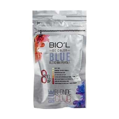پودر دکلره بیول (Biol) مدل Blonde Club رنگ آبی وزن 50 گرم
