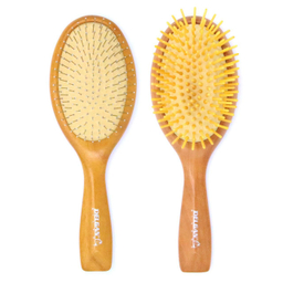 برس چوبی بزرگ حرفه‌ای دندانه چوبی و فلزی دلگان (Delgan) مدل W01 1400001 بسته 2 عددی