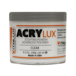 پودر کاشت ناخن ویتا لوکس (Vitalux) مدل Clear وزن 240 گرم