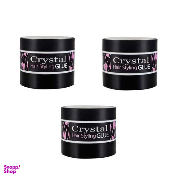 چسب مو کریستال (Crystal) مدل 001 حجم 200 میلی‌لیتر بسته 3 عددی