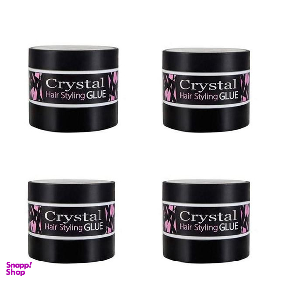 چسب مو کریستال (Crystal) مدل 001 حجم 200 میلی‌لیتر بسته 4 عددی
