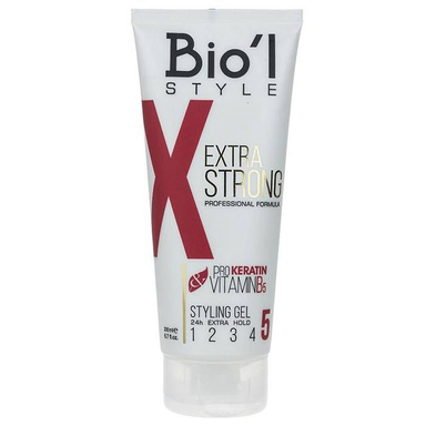 ژل مو بیول (Biol) مدل Extra Strong حجم 200 میلی‌ لیتر