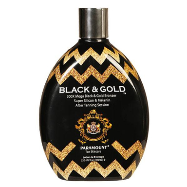 لوسیون سولاریوم پارامونت مدل Black & Gold حجم 400 میلی‌لیتر