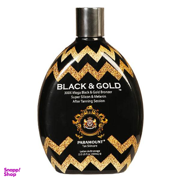 لوسیون سولاریوم پارامونت مدل Black & Gold حجم 400 میلی‌لیتر