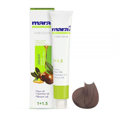 رنگ مو مارال (Maral) شماره 4.04 رنگ بلوطی متوسط حجم 100 میلی‌لیتر