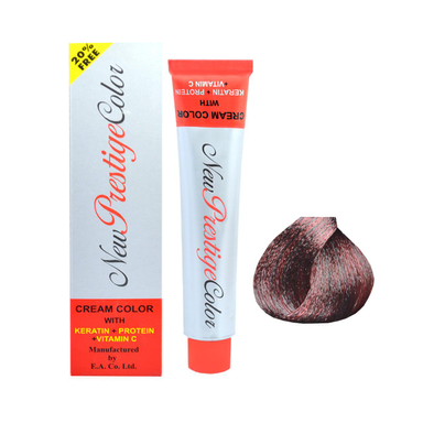 رنگ مو نیو پرستیژ کالر (New Prestige Color) شماره 6.64 رنگ بلوند بلوطی تیره حجم 120 میلی‌لیتر