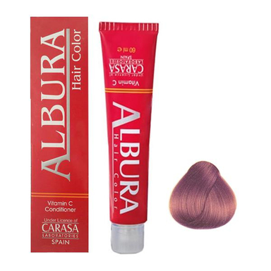 رنگ مو آلبورا (Albura) مدل Carasa شماره 7.777 رنگ بیسکویتی روشن حجم 100 میلی‌ لیتر