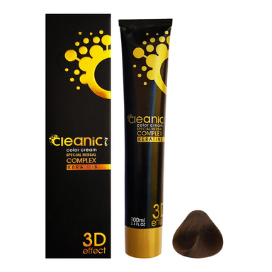 رنگ مو کلینیک کیندی (Cleanic Kindii) شماره 5.45 رنگ قهوه‌ای تنباکویی روشن حجم 100 میلی‌لیتر