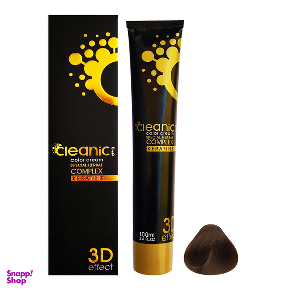 رنگ مو کلینیک کیندی (Cleanic Kindii) شماره 5.45 رنگ قهوه‌ای تنباکویی روشن حجم 100 میلی‌لیتر