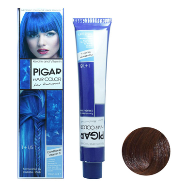 رنگ مو پیگار (Pigar) شماره PF.12 رنگ دارچینی حجم 100 میلی‌ لیتر
