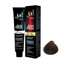 رنگ مو آیون (Ion) شماره 5.73 رنگ قهوه‌ای تنباکویی روشن حجم 120 میلی‌لیتر