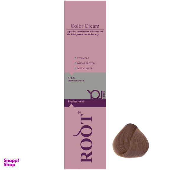 رنگ مو روت (Root) شماره 7.65 رنگ بلوند تنباکویی متوسط حجم 120 میلیلیتر