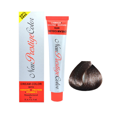رنگ مو نیو پرستیژ کالر (New Prestige Color) شماره SN.7 رنگ خاکستری تیره حجم 120 میلی‌لیتر
