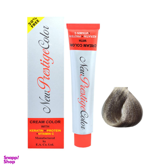 رنگ مو نیو پرستیژ کالر (New Prestige Color) شماره 9.1 رنگ بلوند خاکستری خیلی روشن حجم 120 میلی‌لیتر
